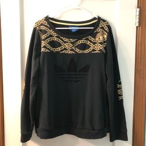 Adidas Originals Gold Chain Sweatshirt - size XL